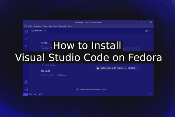 How to install Visual studio code on Fedora