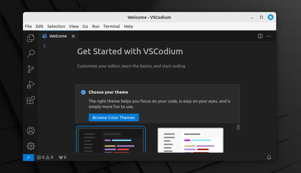 How to install vscodium on Linux Mint